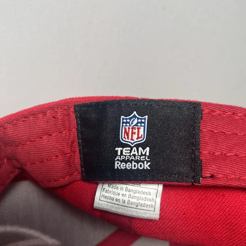 Vintage San Francisco 49ers Shark Tooth Team Reebok Embroidered Football Hat O/S